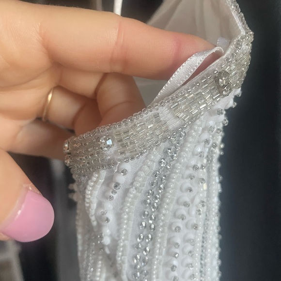 Retrofete feather and sequin Rubina dress in XS - Picture 10 of 12